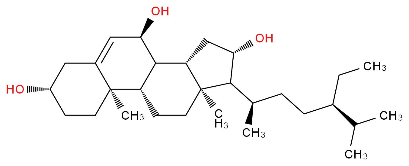 3,7,16-Trihydroxystigmast-5-ene_Molecular_structure_CAS_289056-24-2)