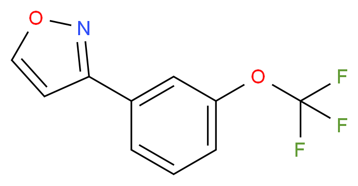 3-[3-(Trifluoromethoxy)phenyl]isoxazole_Molecular_structure_CAS_)