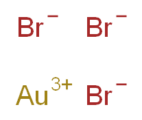Gold(III) bromide, Premion&reg;_Molecular_structure_CAS_10294-28-7)