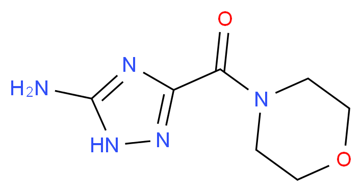 3-(4-morpholinylcarbonyl)-1H-1,2,4-triazol-5-amine_Molecular_structure_CAS_921225-11-8)