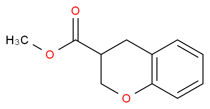 methyl 3,4-dihydro-2H-1-benzopyran-3-carboxylate_Molecular_structure_CAS_)