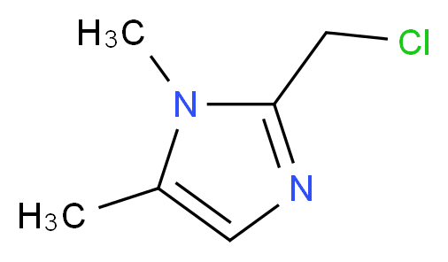 2-(chloromethyl)-1,5-dimethyl-1H-imidazole_Molecular_structure_CAS_1196147-13-3)