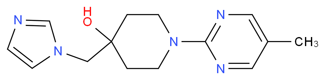 4-(1H-imidazol-1-ylmethyl)-1-(5-methylpyrimidin-2-yl)piperidin-4-ol_Molecular_structure_CAS_)