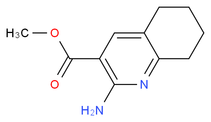methyl 2-amino-5,6,7,8-tetrahydroquinoline-3-carboxylate_Molecular_structure_CAS_)