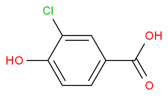 3-CHLORO-4-HYDROXYBENZOIC ACID_Molecular_structure_CAS_3964-58-7)