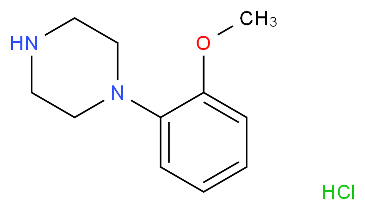 1-(2-Methoxyphenyl)piperazine hydrochloride_Molecular_structure_CAS_5464-78-8)