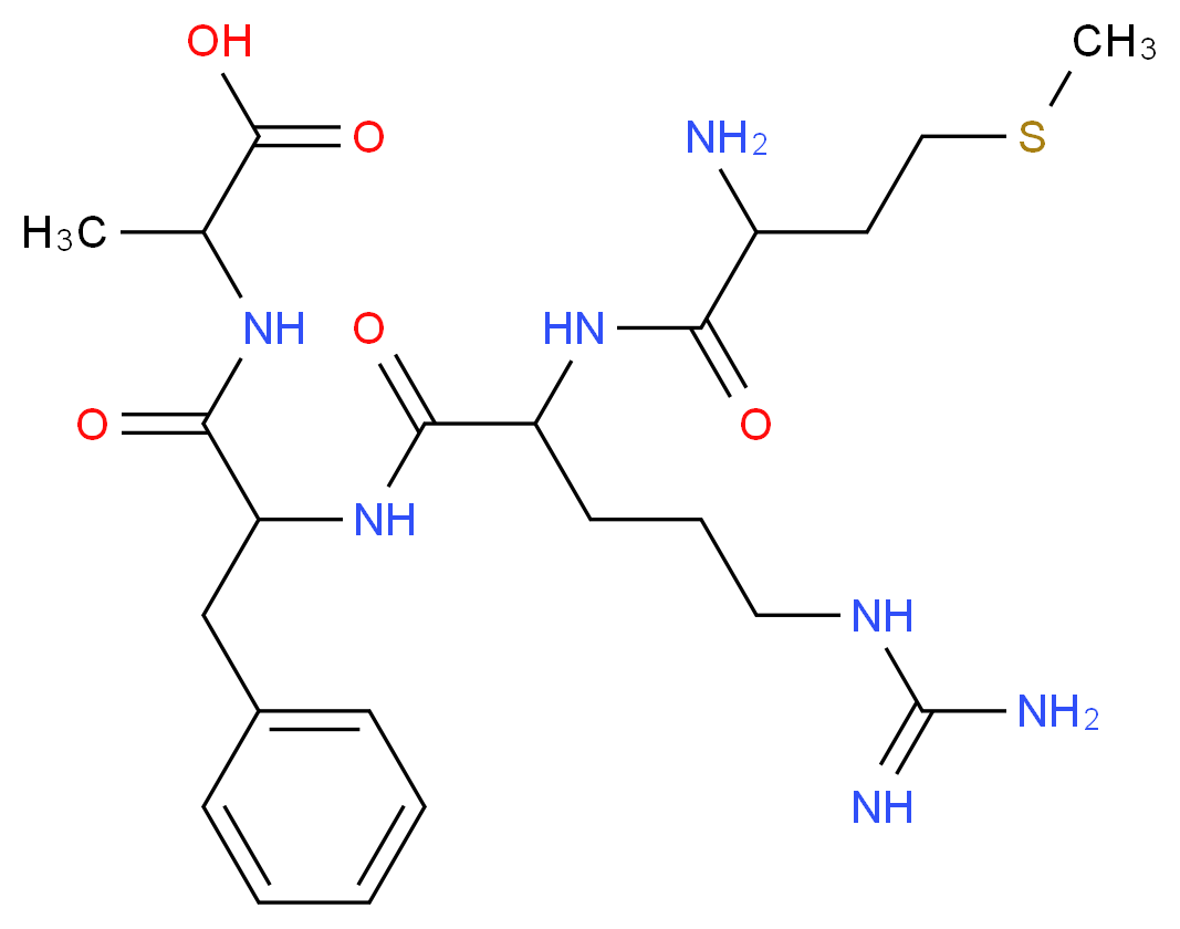 Met-Arg-Phe-Ala acetate salt_Molecular_structure_CAS_67368-29-0)