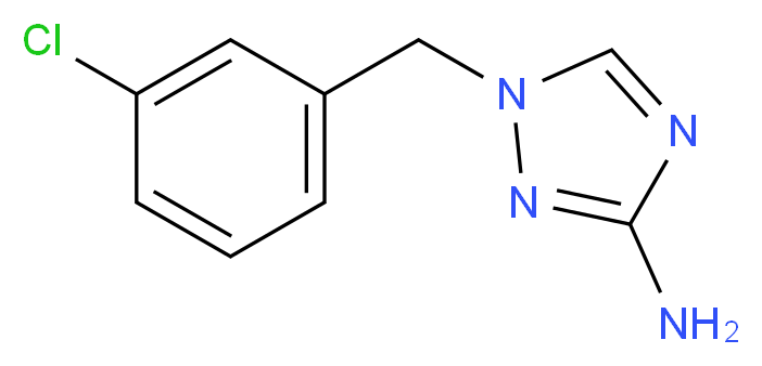 1-(3-Chlorobenzyl)-1H-1,2,4-triazol-3-amine_Molecular_structure_CAS_832739-72-7)