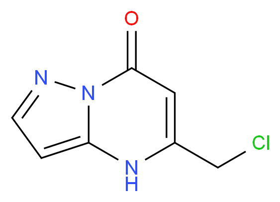 5-(chloromethyl)-4H,7H-pyrazolo[1,5-a]pyrimidin-7-one_Molecular_structure_CAS_)