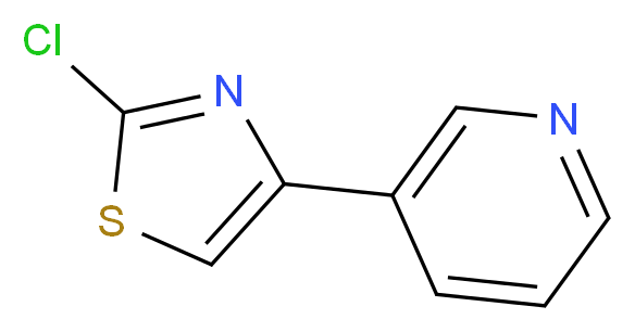 3-(2-chloro-1,3-thiazol-4-yl)pyridine_Molecular_structure_CAS_)