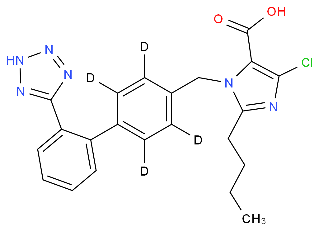 Losartan-d4 Carboxylic Acid_Molecular_structure_CAS_1246820-62-1)