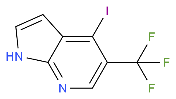 4-Iodo-5-(trifluoromethyl)-1H-pyrrolo[2,3-b]pyridine_Molecular_structure_CAS_1261365-97-2)