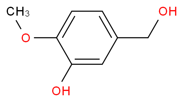 3-Hydroxy-4-methoxybenzyl alcohol_Molecular_structure_CAS_4383-06-6)