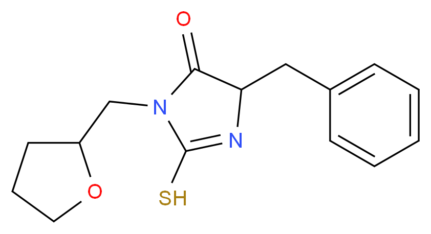 5-Benzyl-2-mercapto-3-(tetrahydro-furan-2-ylmethyl)-3,5-dihydro-imidazol-4-one_Molecular_structure_CAS_)