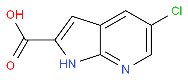 5-Chloro-1H-pyrrolo[2,3-b]pyridine-2-carboxylic acid_Molecular_structure_CAS_800401-84-7)