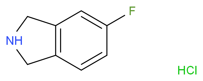 5-fluoro-2,3-dihydro-1H-isoindole hydrochloride_Molecular_structure_CAS_)