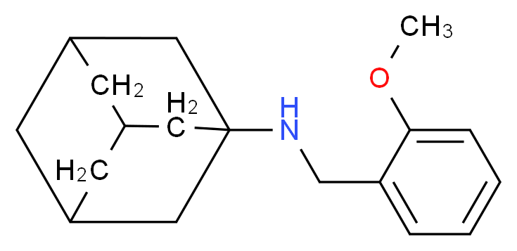 1-adamantyl(2-methoxybenzyl)amine_Molecular_structure_CAS_332108-40-4)