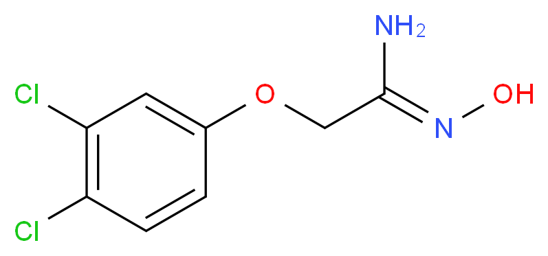 2-(3,4-Dichlorophenoxy)-N'-hydroxyethanimidamide_Molecular_structure_CAS_)