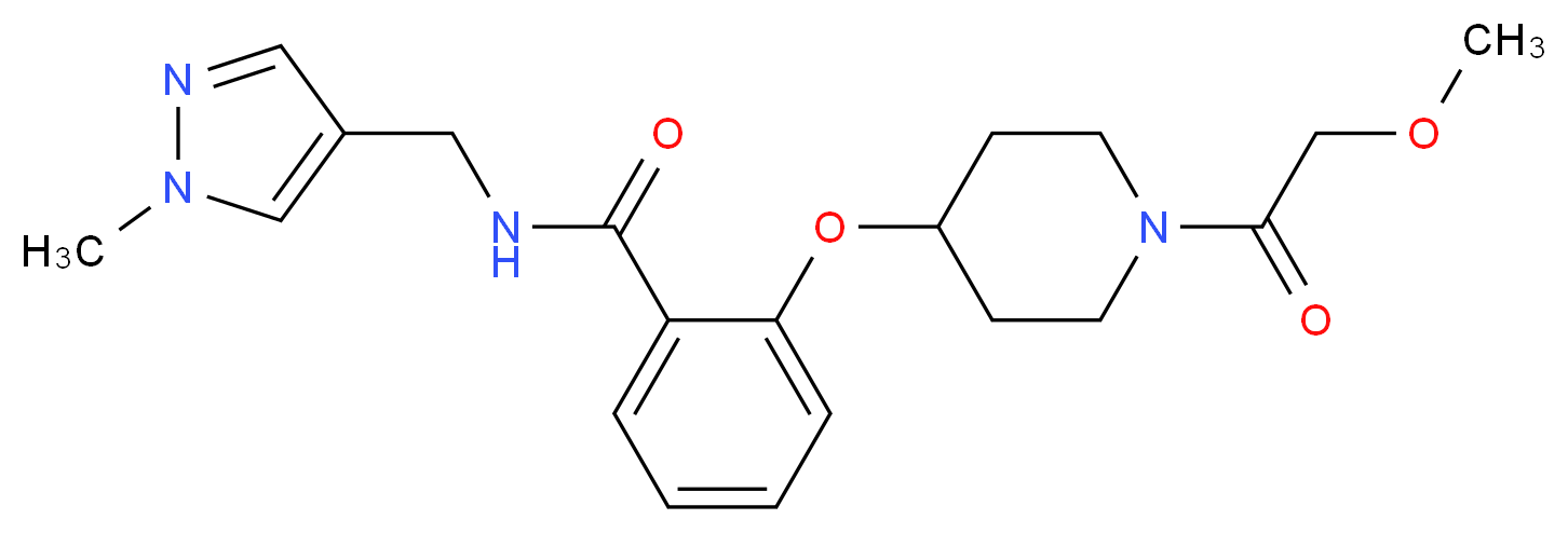 2-{[1-(methoxyacetyl)-4-piperidinyl]oxy}-N-[(1-methyl-1H-pyrazol-4-yl)methyl]benzamide_Molecular_structure_CAS_)