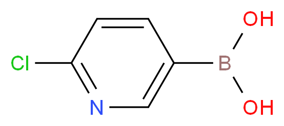 (6-chloropyridin-3-yl)boranediol_Molecular_structure_CAS_)