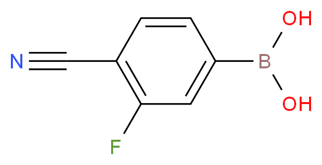 4-Cyano-3-fluorobenzeneboronic acid_Molecular_structure_CAS_843663-18-3)