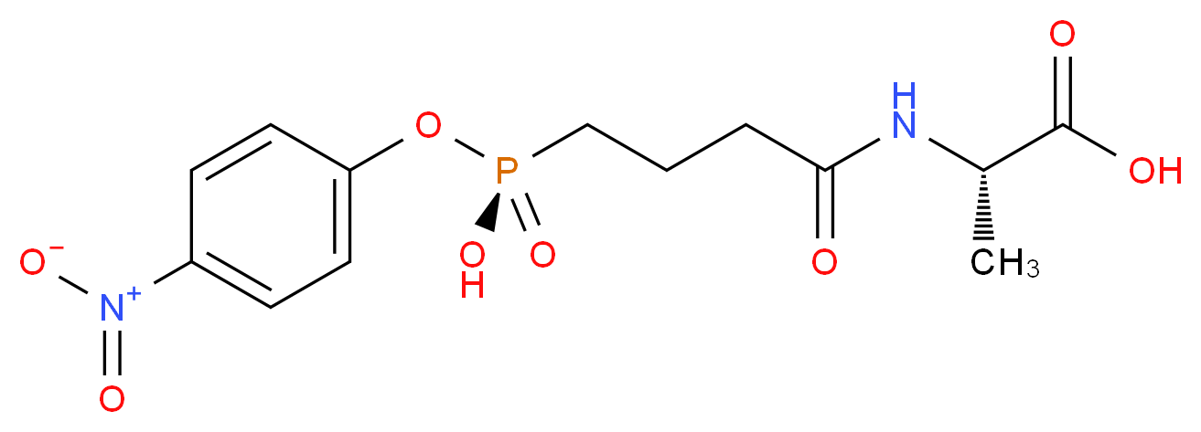 PARA-NITROPHENYL PHOSPHONOBUTANOYL D-ALANINE_Molecular_structure_CAS_)