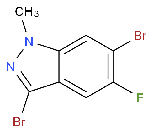 3,6-Dibromo-5-fluoro-1-methyl-1H-indazole_Molecular_structure_CAS_)