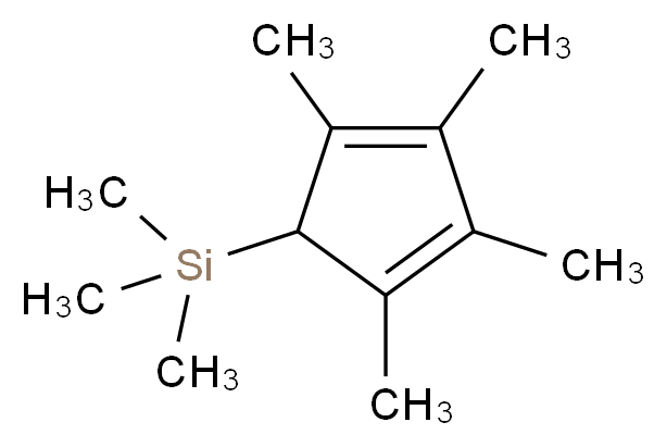 Trimethyl(2,3,4,5-tetramethyl-2,4-cyclopentadien-1-yl)silane_Molecular_structure_CAS_134695-74-2)