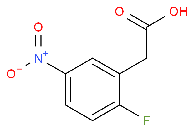 2-Fluoro-5-nitrophenylacetic acid_Molecular_structure_CAS_)
