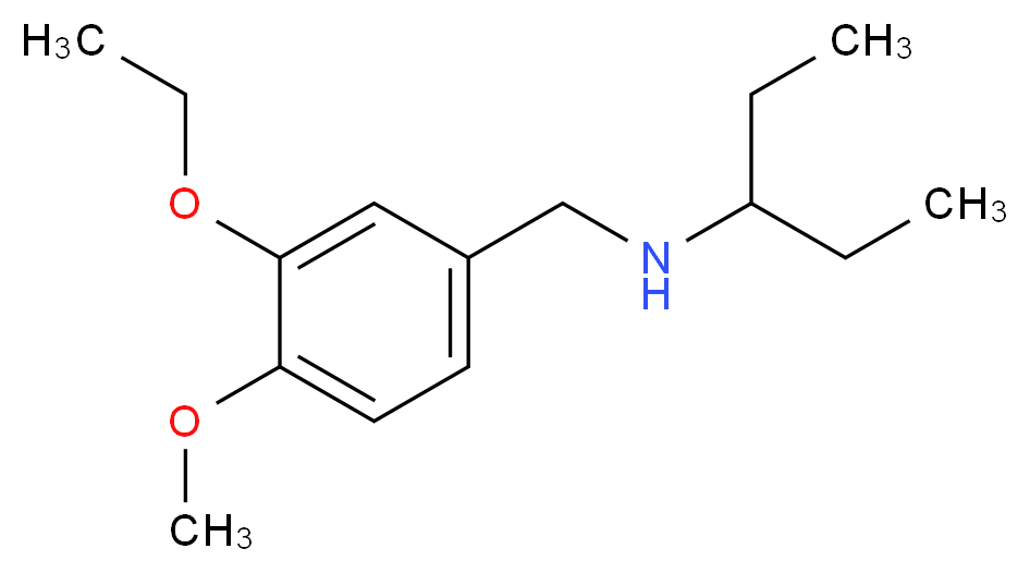 (3-ethoxy-4-methoxybenzyl)(1-ethylpropyl)amine_Molecular_structure_CAS_418778-20-8)