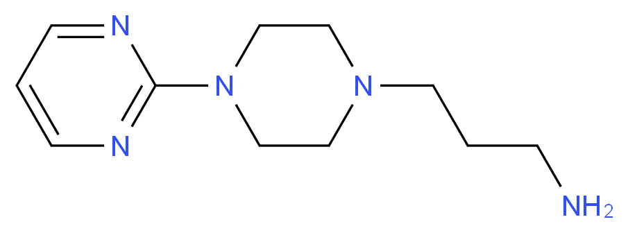 3-(4-pyrimidin-2-ylpiperazin-1-yl)propan-1-amine_Molecular_structure_CAS_57648-83-6)