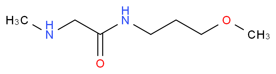 N-(3-Methoxypropyl)-2-(methylamino)acetamide_Molecular_structure_CAS_)