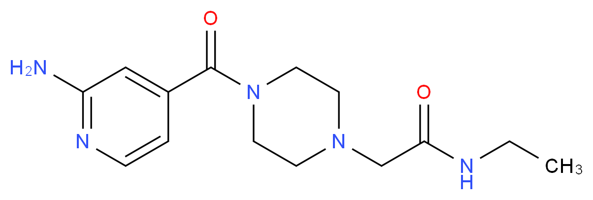 2-[4-(2-aminoisonicotinoyl)-1-piperazinyl]-N-ethylacetamide_Molecular_structure_CAS_)