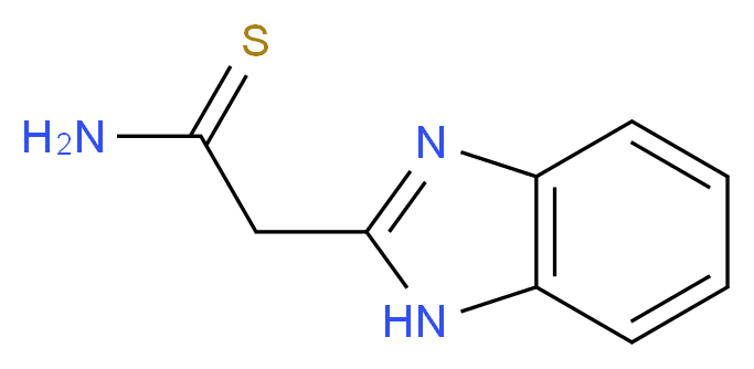 2-(1H-benzimidazol-2-yl)ethanethioamide_Molecular_structure_CAS_61689-98-3)