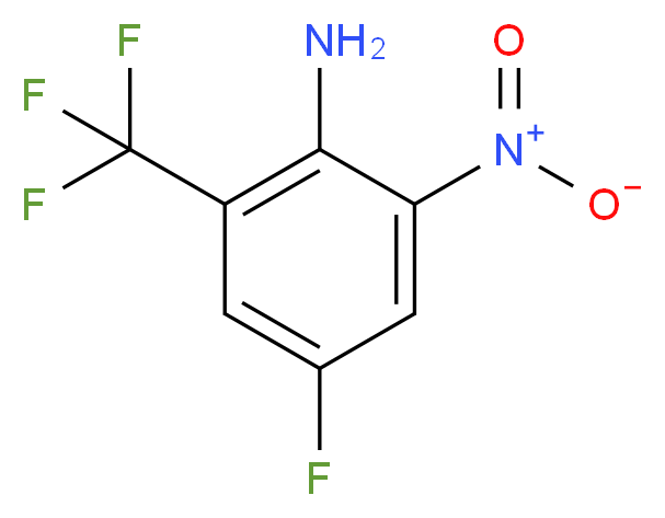 2-Amino-5-fluoro-3-nitrobenzotrifluoride 97%_Molecular_structure_CAS_)