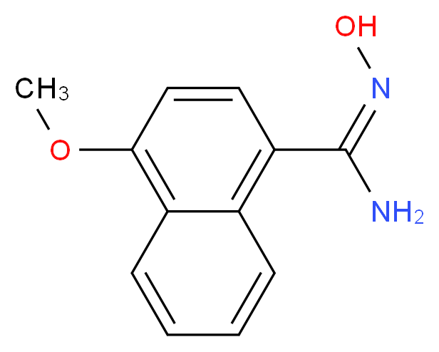 N'-hydroxy-4-methoxy-1-naphthalenecarboximidamide_Molecular_structure_CAS_690632-32-7)