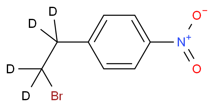 β-(p-Nitrophenyl)ethyl Bromide-d4_Molecular_structure_CAS_)