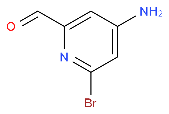 4-amino-6-bromopicolinaldehyde_Molecular_structure_CAS_1060809-66-6)
