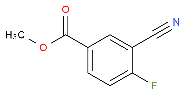 Methyl 3-cyano-4-fluorobenzoate_Molecular_structure_CAS_676602-31-6)
