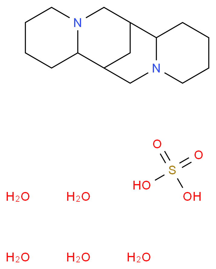 SPARTEINE SULFATE_Molecular_structure_CAS_299-39-8)