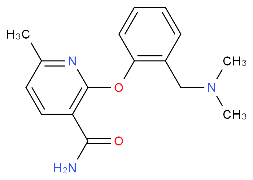 2-{2-[(dimethylamino)methyl]phenoxy}-6-methylnicotinamide_Molecular_structure_CAS_)