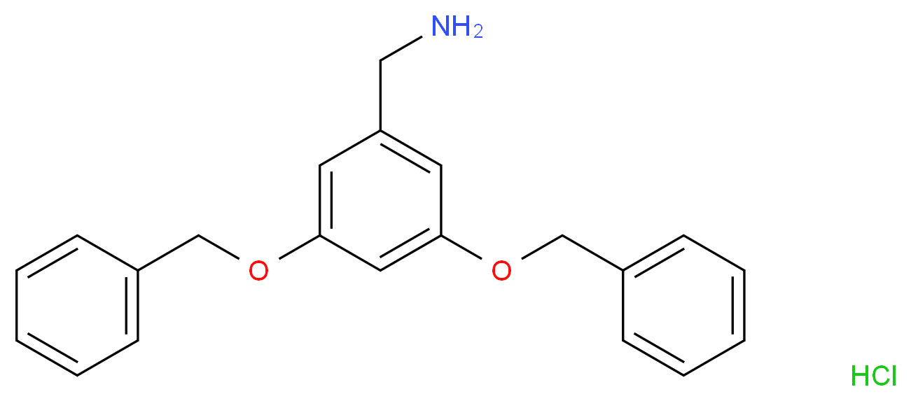 [3,5-Bis(benzyloxy)benzyl]amine hydrochloride_Molecular_structure_CAS_)