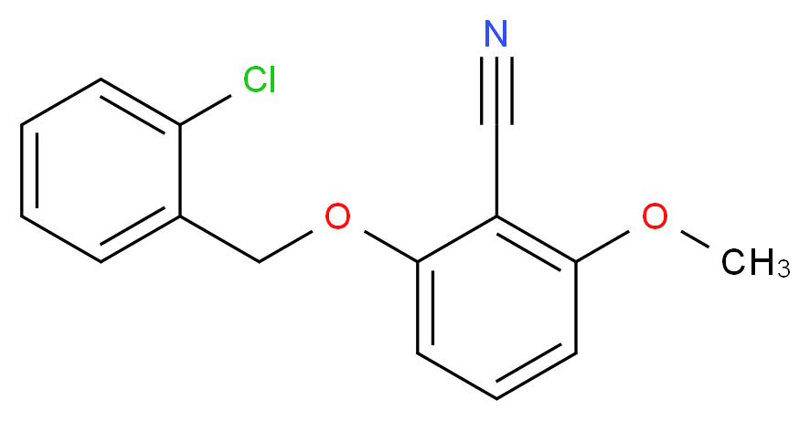 2-[(2-chlorobenzyl)oxy]-6-methoxybenzonitrile_Molecular_structure_CAS_175204-02-1)