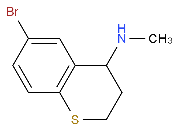 6-bromo-N-methyl-3,4-dihydro-2H-1-benzothiopyran-4-amine_Molecular_structure_CAS_)