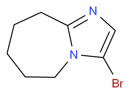 3-Bromo-6,7,8,9-tetrahydro-5H-imidazo[1,2-a]azepine 97%_Molecular_structure_CAS_)
