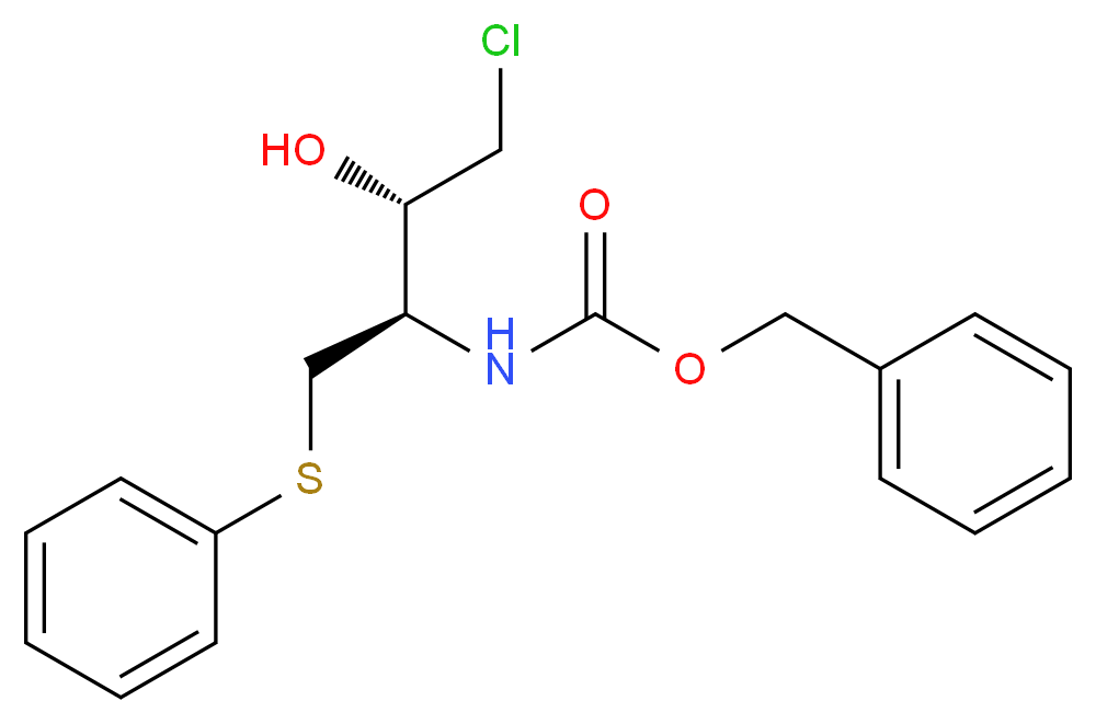 (2S,3R)-3-Carbobenzyloxyamino-1-chloro-4-phenylthio-butan-2-ol_Molecular_structure_CAS_159878-02-1)