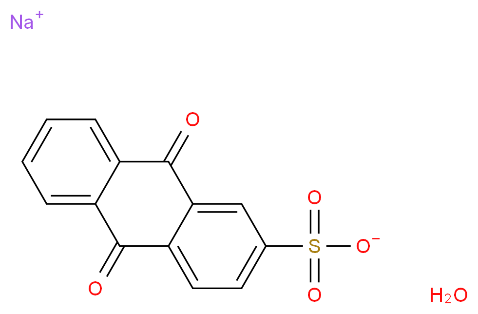 Anthraquinone-2-sulfonic acid sodium salt monohydrate_Molecular_structure_CAS_153277-35-1)