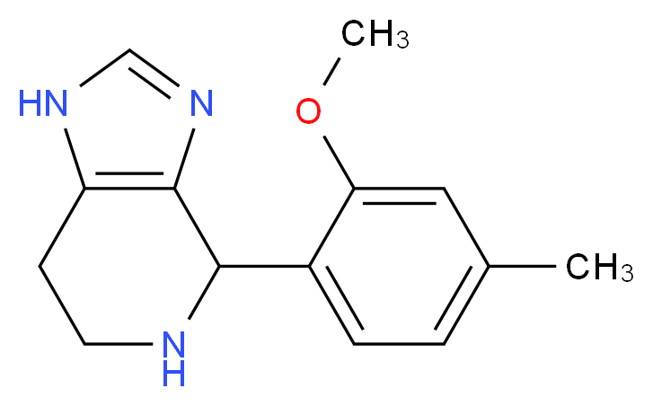 4-(2-methoxy-4-methylphenyl)-4,5,6,7-tetrahydro-1H-imidazo[4,5-c]pyridine_Molecular_structure_CAS_)