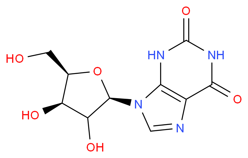 Xanthosine Dihydrate_Molecular_structure_CAS_5968-90-1)