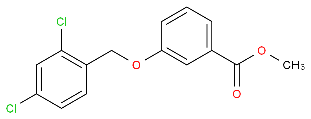 Methyl 3-[(2,4-dichlorobenzyl)oxy]-benzenecarboxylate_Molecular_structure_CAS_58041-99-9)